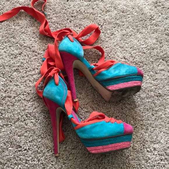 Jeffrey Campbell Monroe Lace up pump - Picture 8 of 14